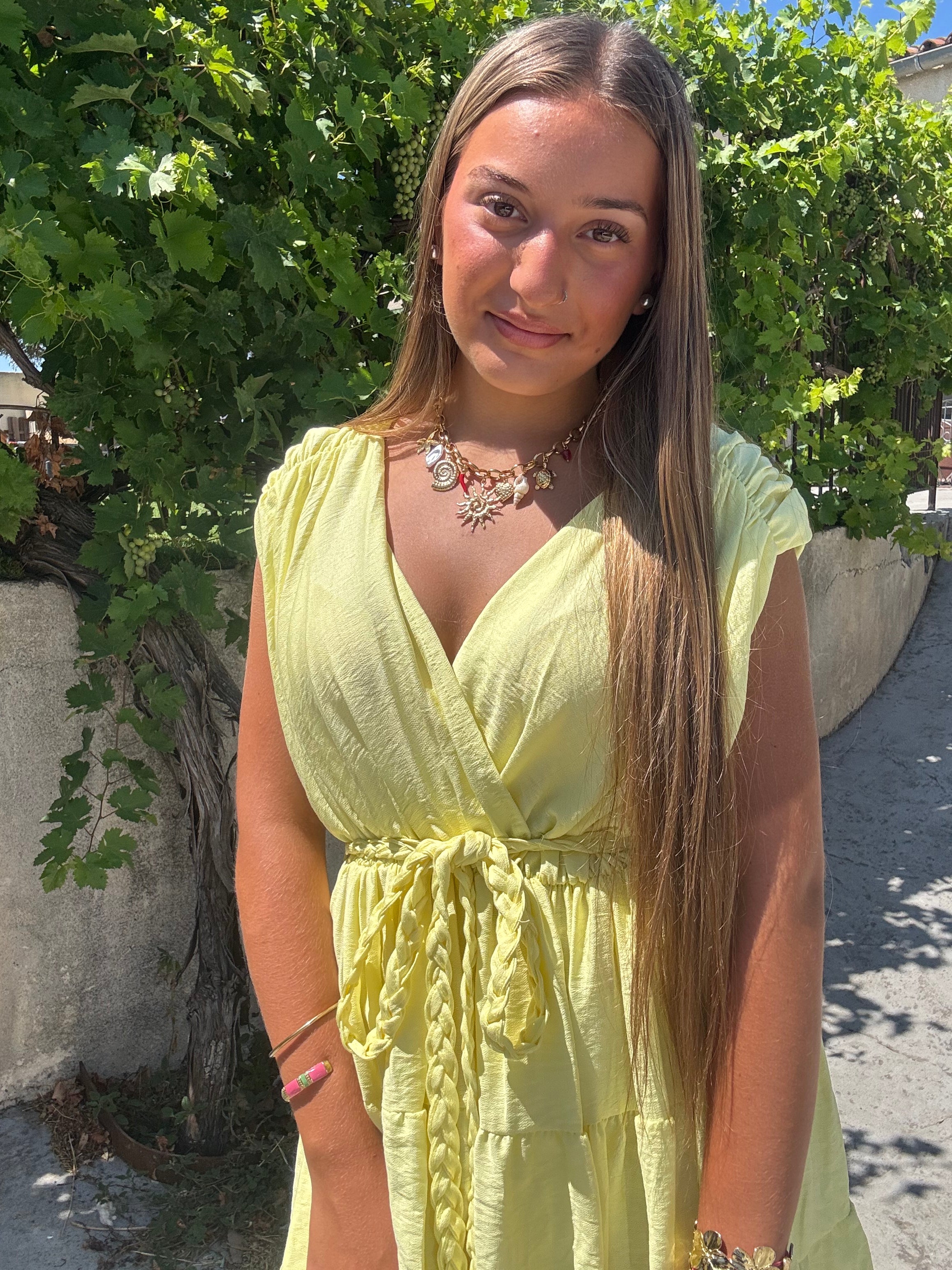 Robe Bohème Jaune