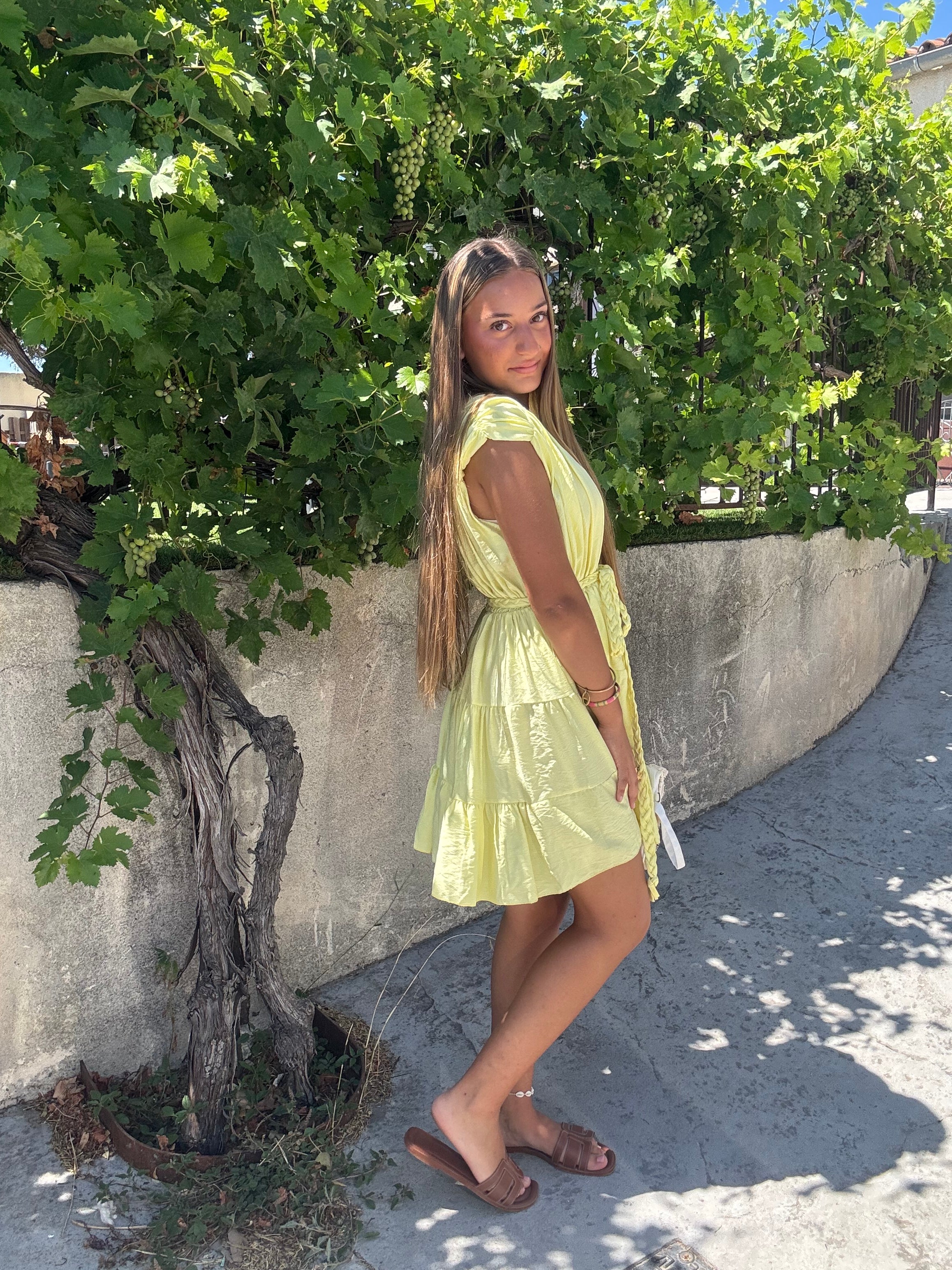 Robe Bohème Jaune