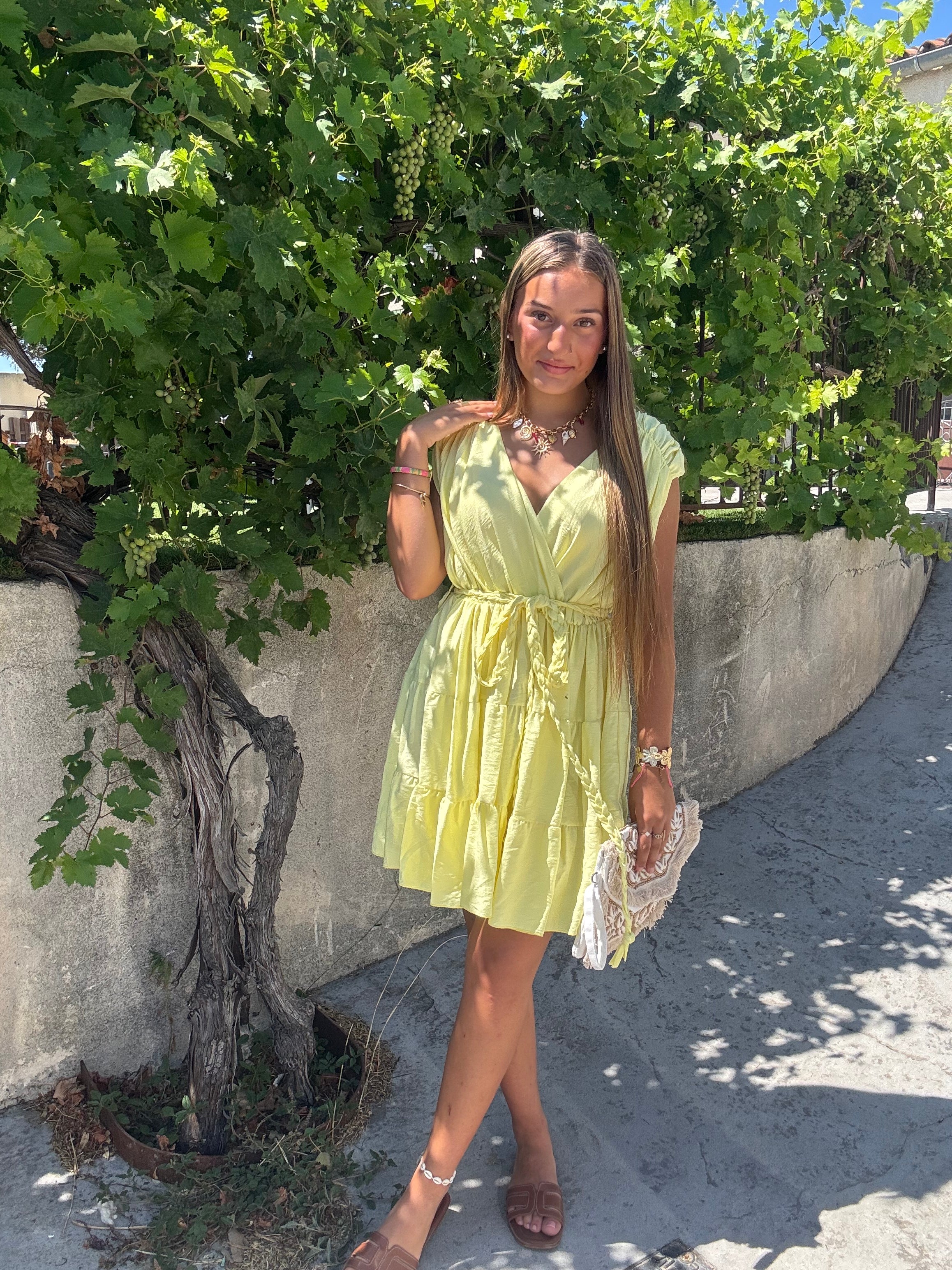 Robe Bohème Jaune