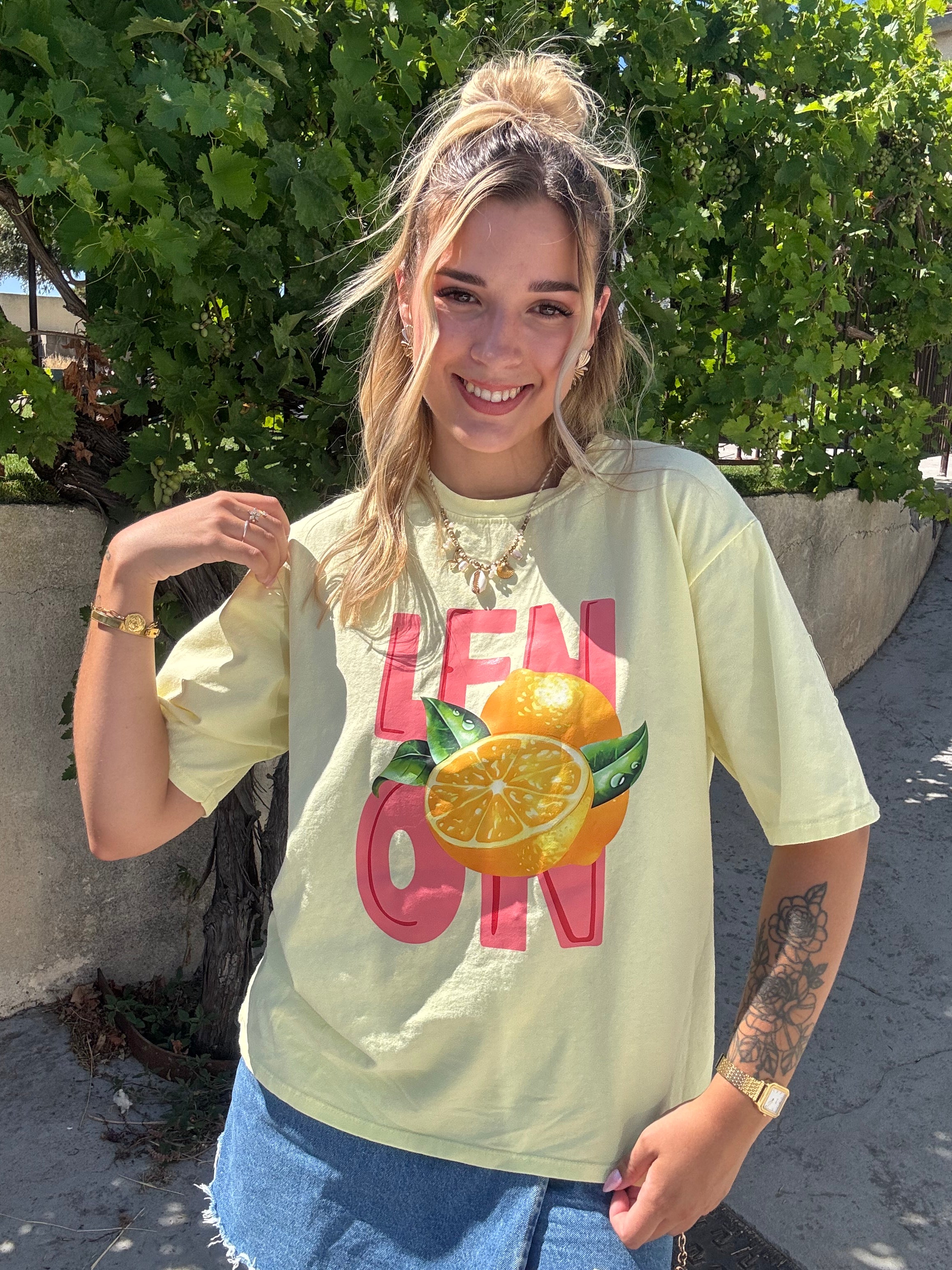 T-Shirt Citron Jaune