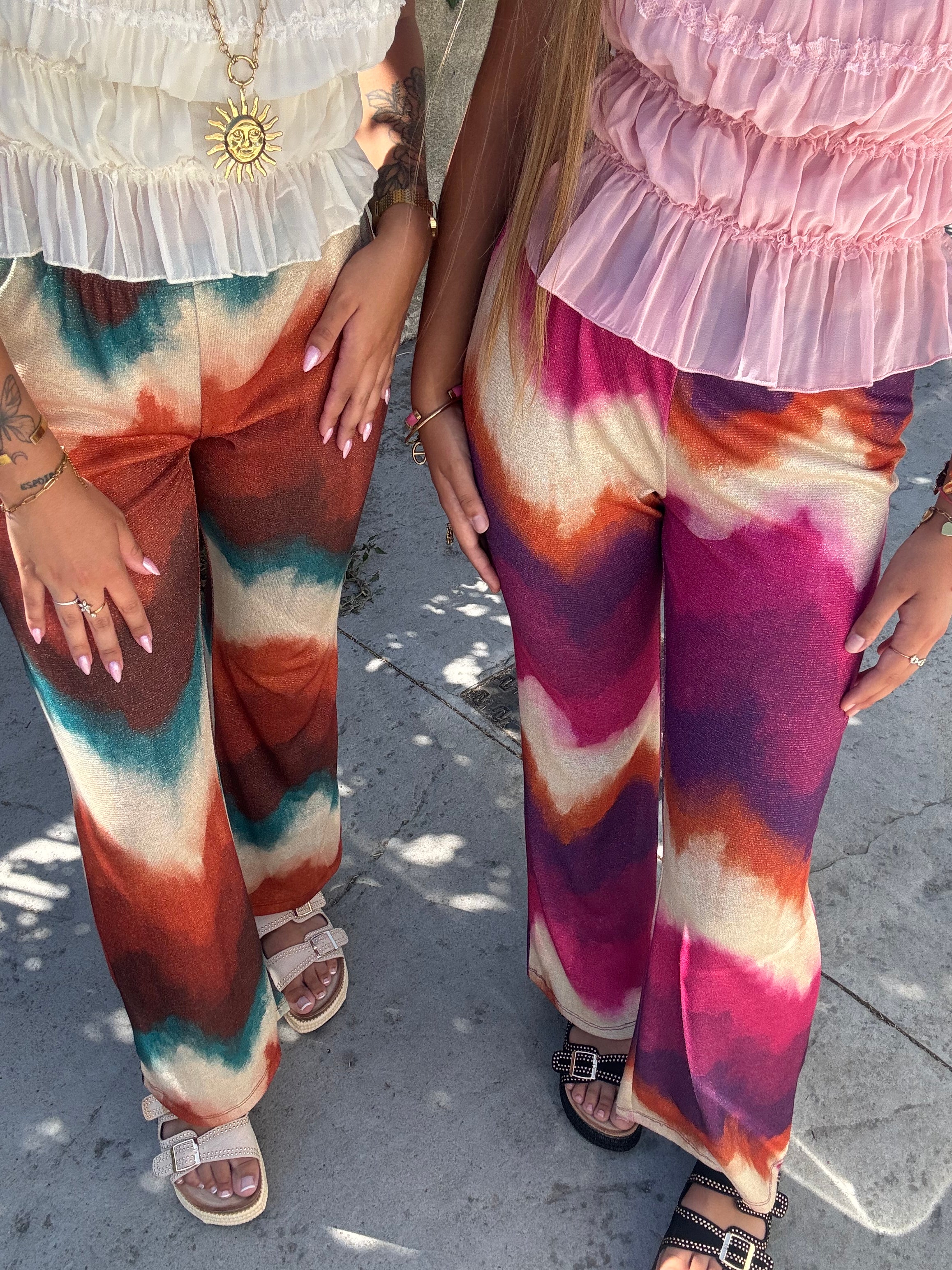 Pantalon motif Terracotta