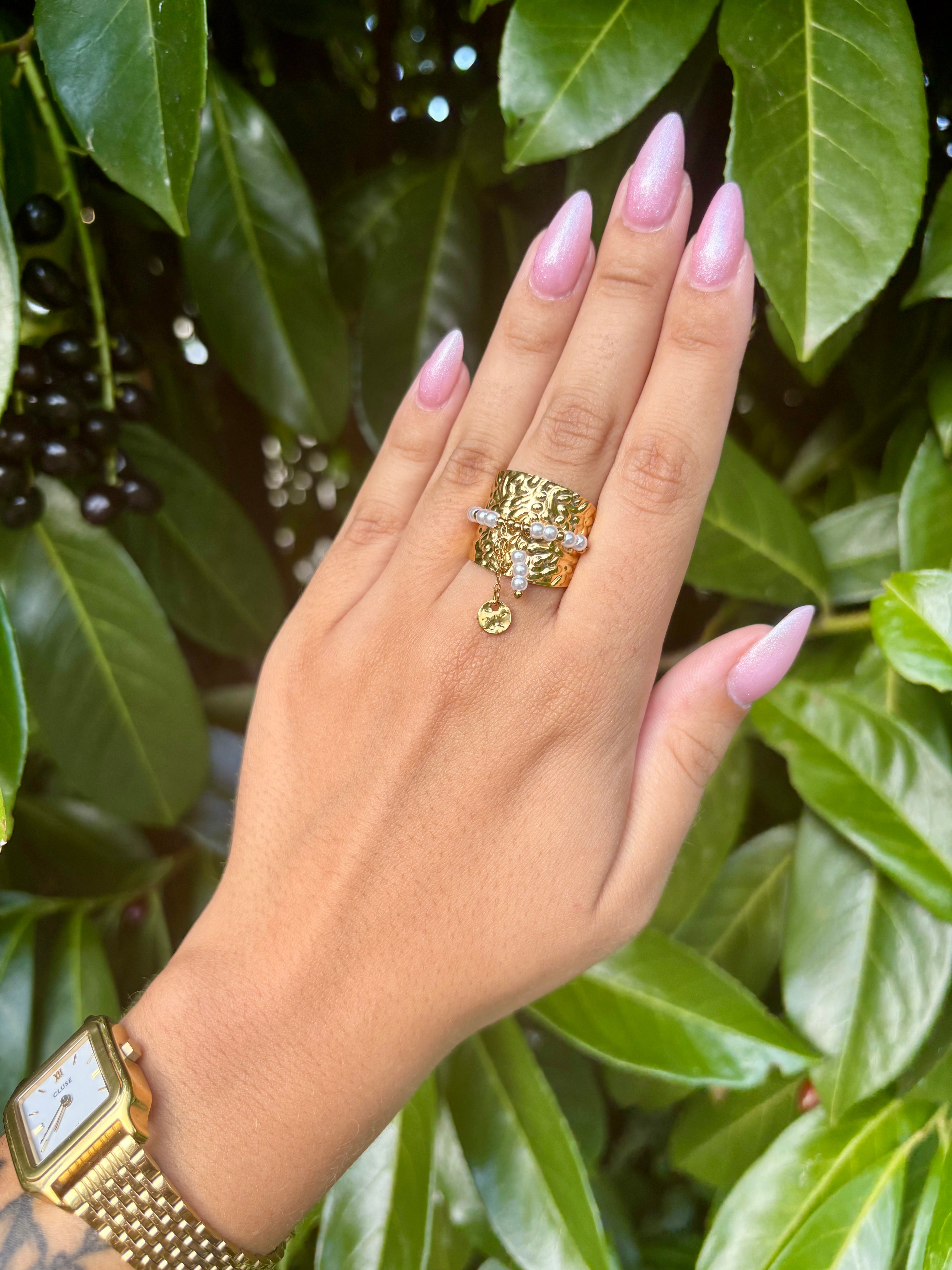 Bague Perles