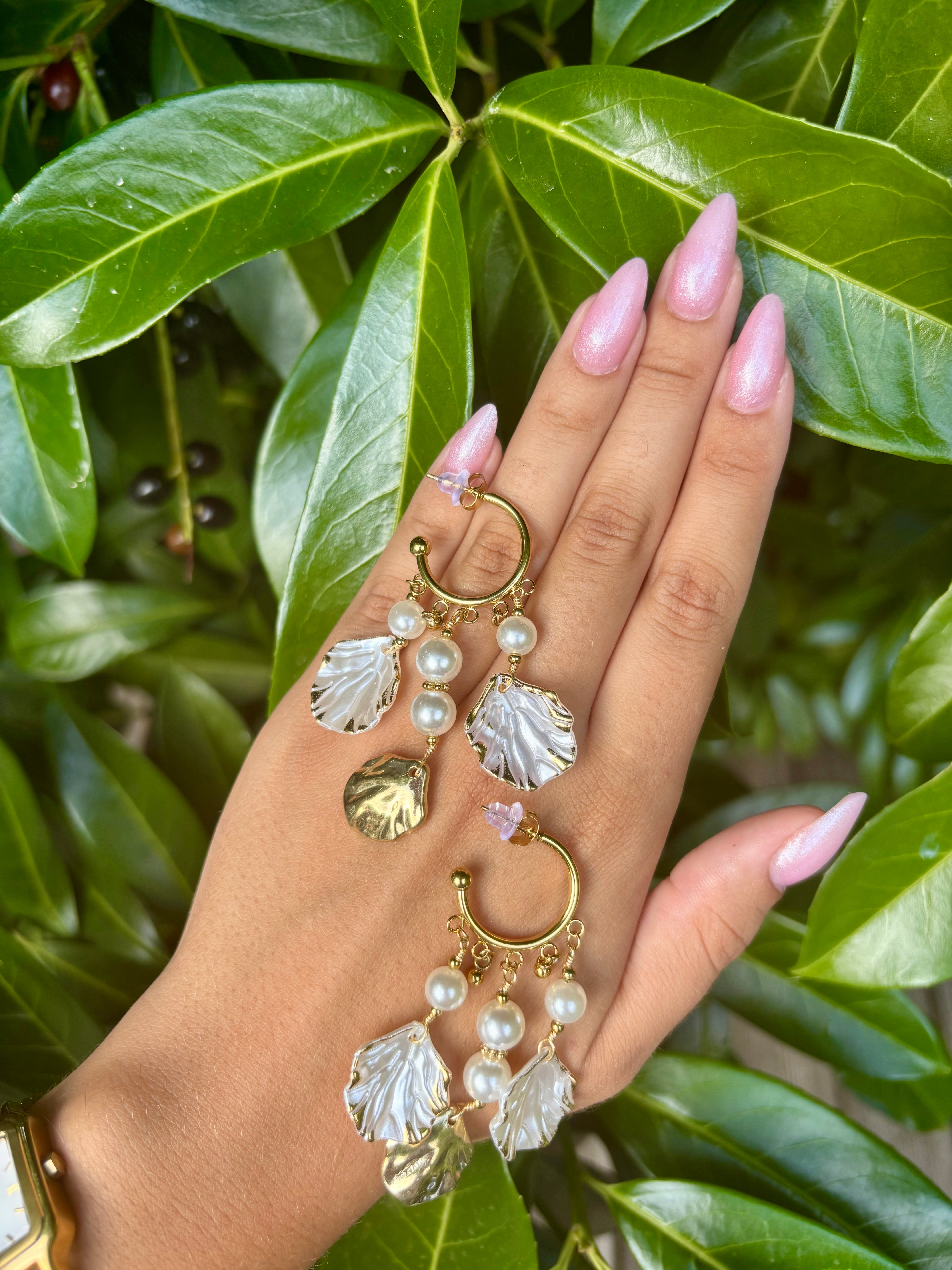 Boucles d'oreilles Coquillage