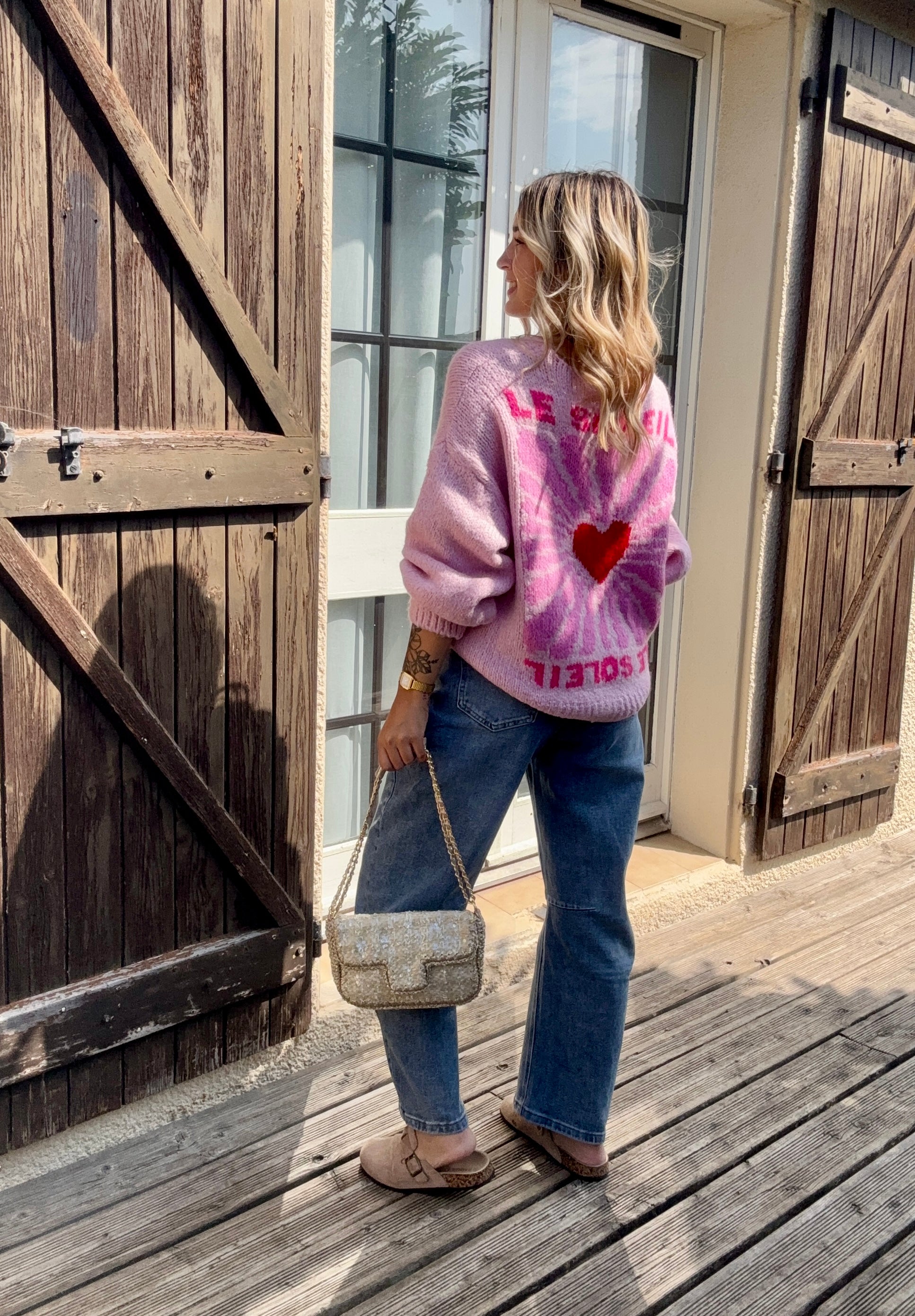 Gilet LE SOLEIL Rose