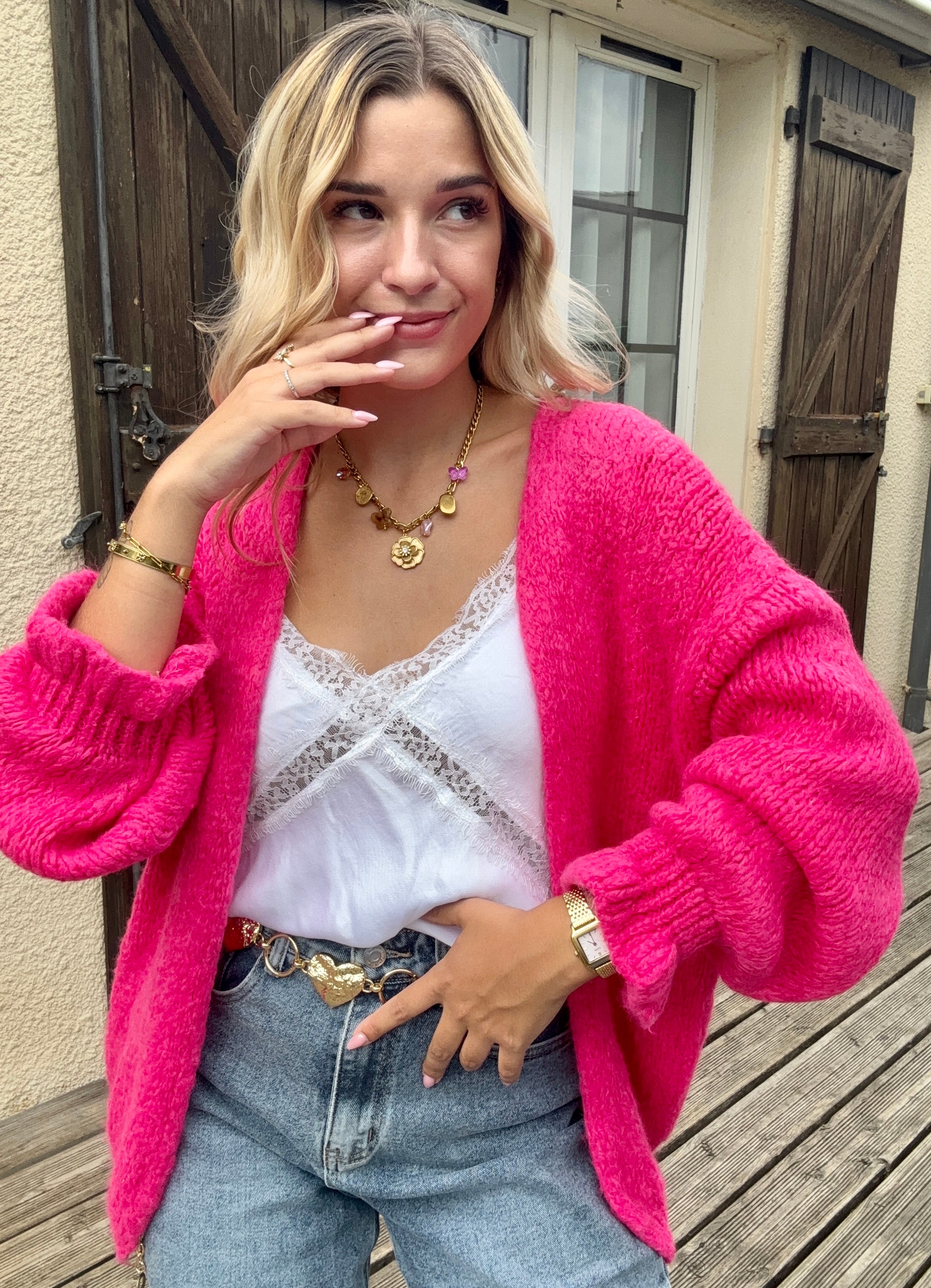 Gilet Fuchsia
