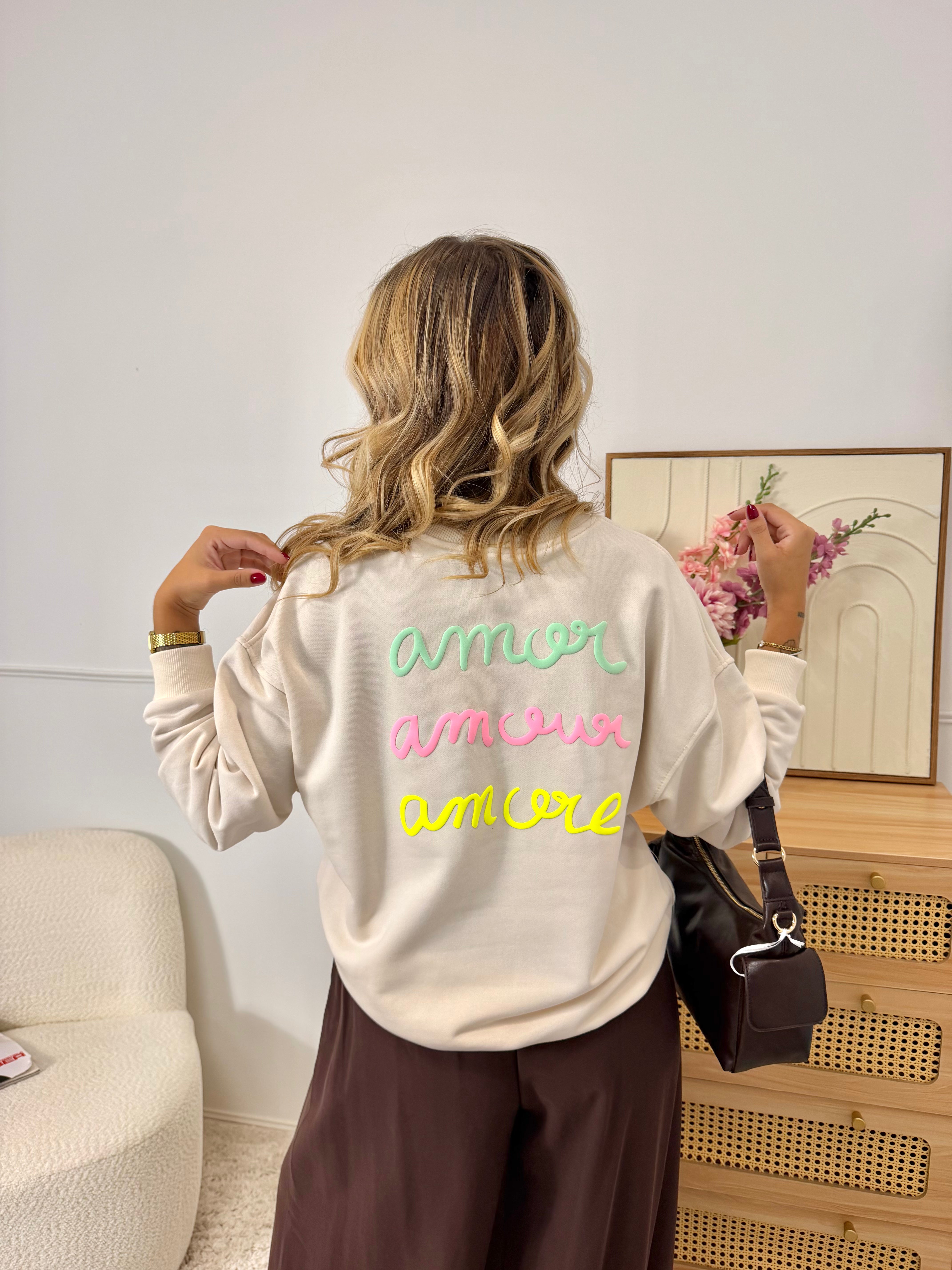 Sweat AMOUR beige