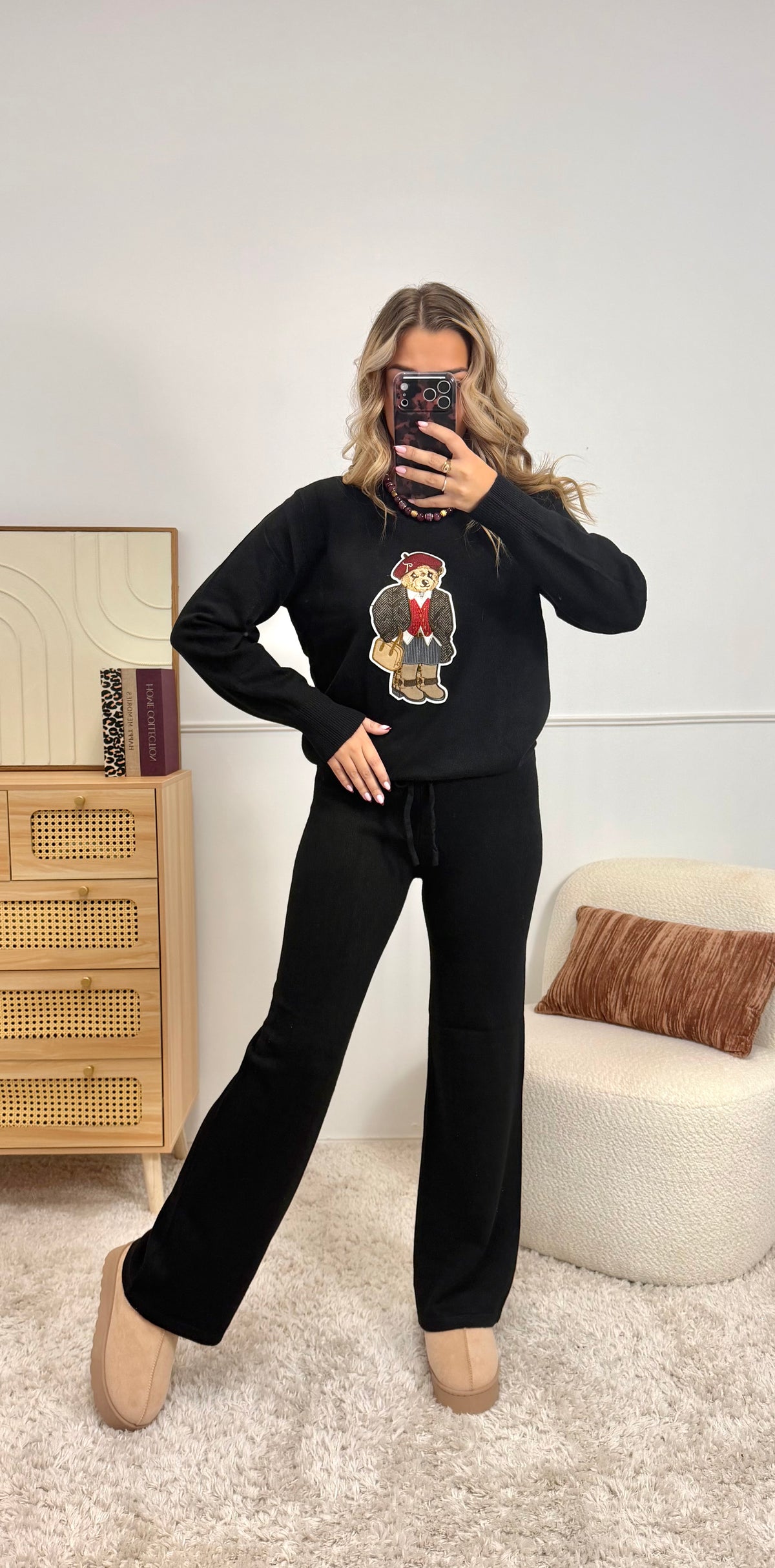 Ensemble ourson Noir